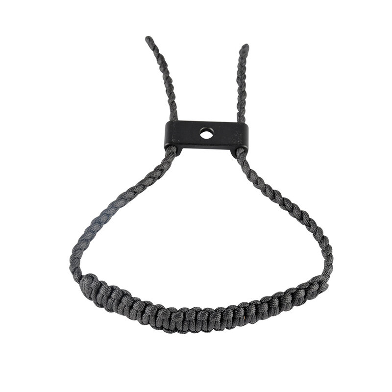 Braided Bow Sling for Compound Bows,Aluminum Mounting,Double-wide for Comfort,2 Colors Can be Selected