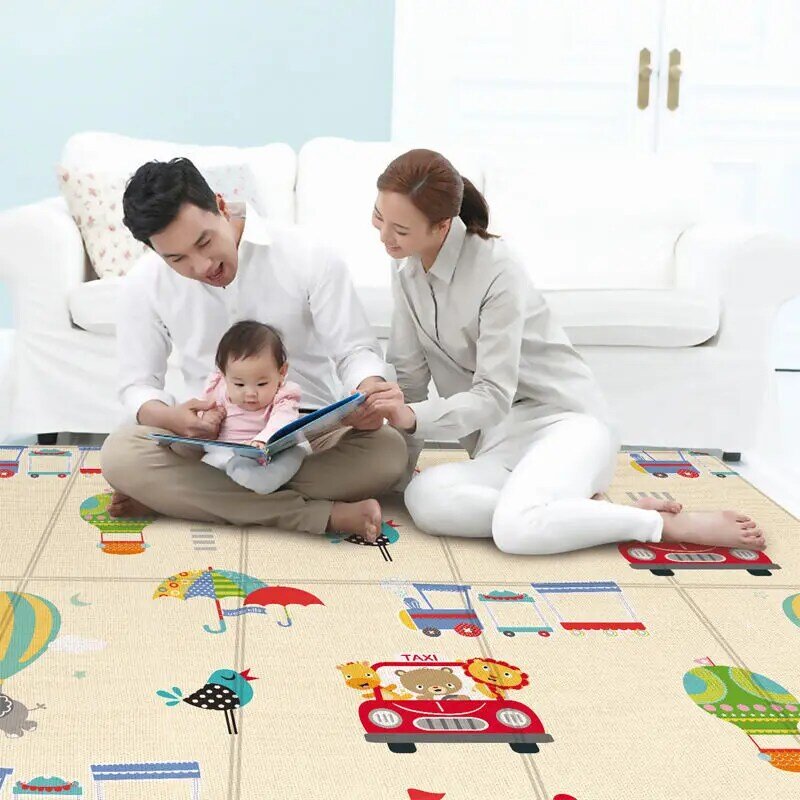 XPE Mainan Tikar Bermain Bayi untuk Anak-anak Tikar Bermain Karpet Mengembangkan Tikar Kamar Bayi Merangkak Pad Tikar Lipat Ramah Lingkungan