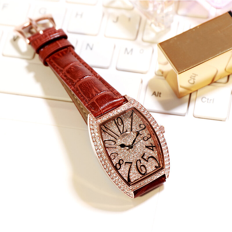 Relógio unissex bayan kol saati, relógio de pulso feminino luxuoso quartzo
