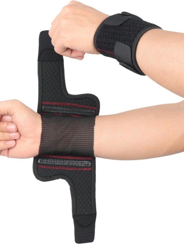 Adult/Children Outdoor Fitness Sports Impact Wrist Protector Aluminum Spring Support Compression Wrist Protector