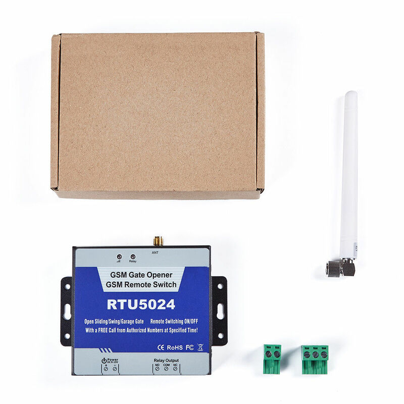 RTU5024 GSM Cổng Dụng Cụ Mở Tiếp Công Tắc Điều Khiển Từ Xa Truy Cập Cửa Không Dây Mở Cửa Bởi Gọi Miễn Phí 850/900/1800/1900MHz