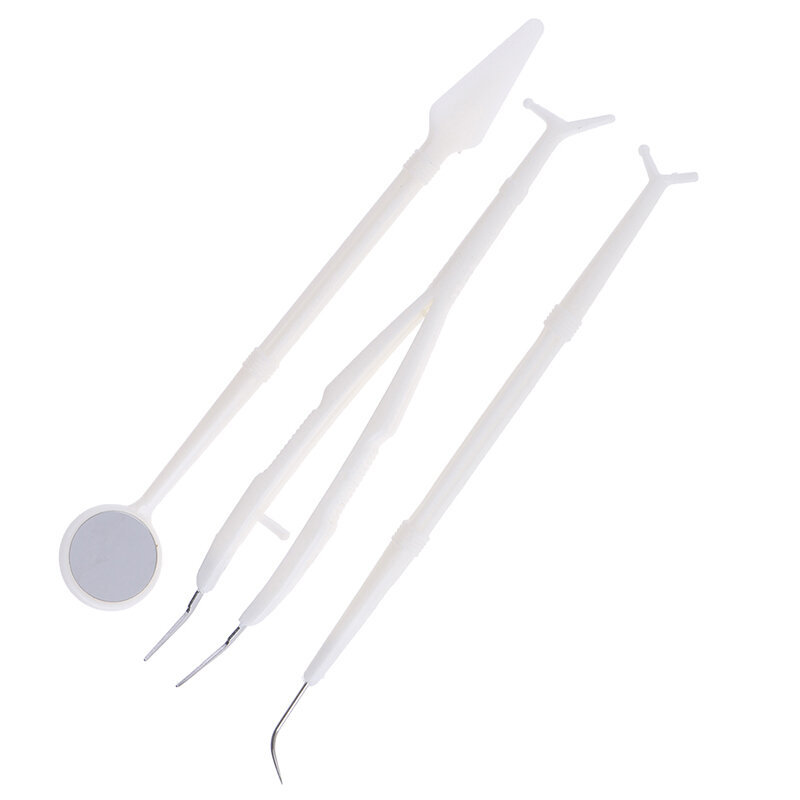 3 teile/los Dental Prüfung Zahn Mund Spiegel Sonde Scaler Set Zähne Sauber Hygiene Edelstahl Dental Instrumente Kit