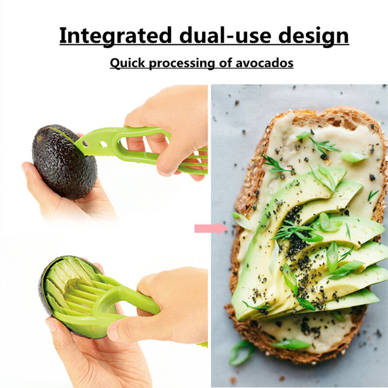 Многоцелевой нож-сепаратор «авокадо» 3 в 1, слайсер, терка, кухонное приспособление для овощей и фруктов