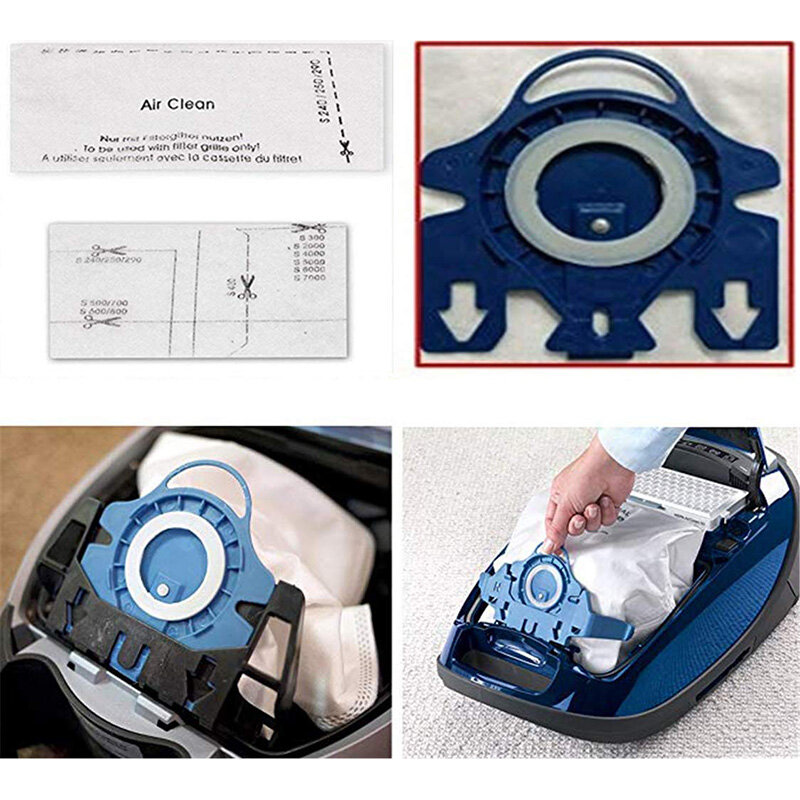 for Miele 12Pcs Vacuum Cleaner Accessories for Miele GN AirClean 3D Efficiency Dust Bag GN Vacuum Bag
