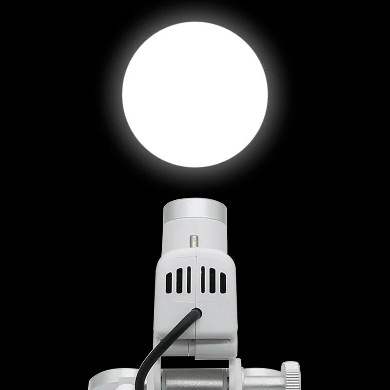 Loupe dentaire 3.5X avec lumière frontale 5W, lentille en verre optique, Distance de travail 280-380mm, large champ de vision