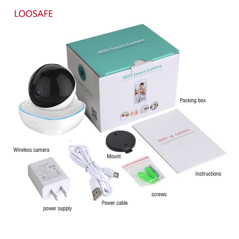 KORANG-cámara IP de 5MP, videocámara de seguridad para el hogar, inalámbrica, con WIFI, ONVIF, Audio CCTV, para mascotas, monitor de bebé de 3MP