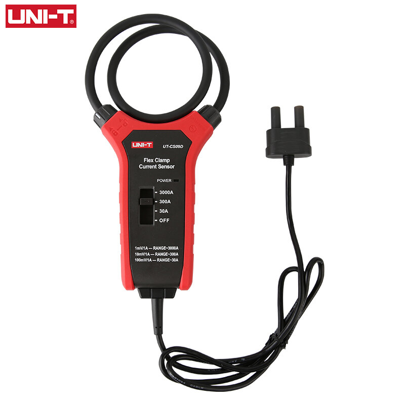 UNI-T UT-CS09D 3000A AC Current ยืดหยุ่น Clamp Meter Flex Clamp Sensor Amperemeter ความถี่ UT206B UT208B ที่ใช้งานได้