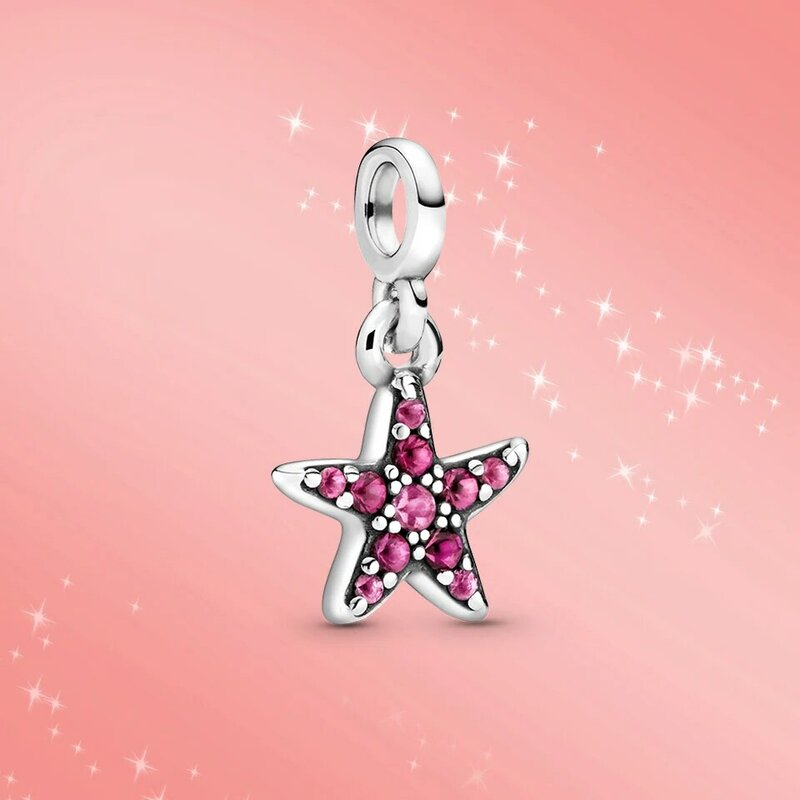 2021 neue Sterling Silber Herz Flamingo Anhänger Charme Mir Armband Fit Original mich Nacklace DIY Schmuck Für Frauen