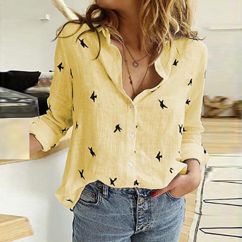 Primavera outono blusas femininas botão sólido longo manga cheia casual grande grande plus size topos populares camisas de ajuste fino