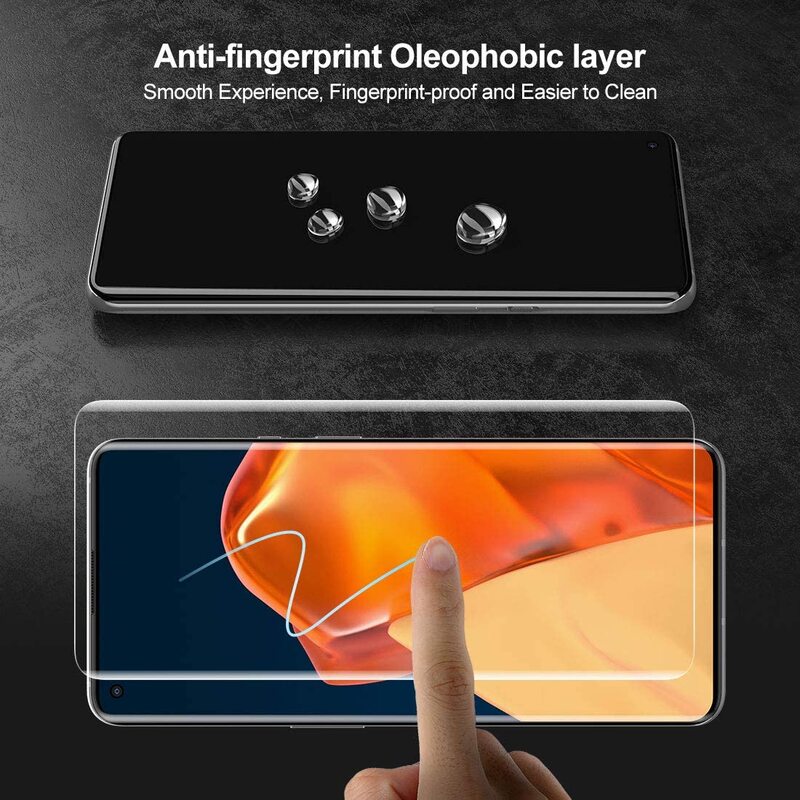 Arvin Gehärtetem UV Glas für OnePlus 10 Pro 9 Pro 8 Pro 7 Pro 7T Pro Screen Protector Volle oberfläche Abdeckung Bildschirm Film