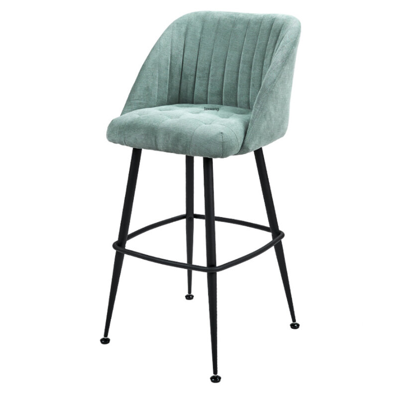 Скандинавский барный стул, Роскошное кресло, минималистичный Современный барный стул из кованого железа, Современные Простые стулья со спи...