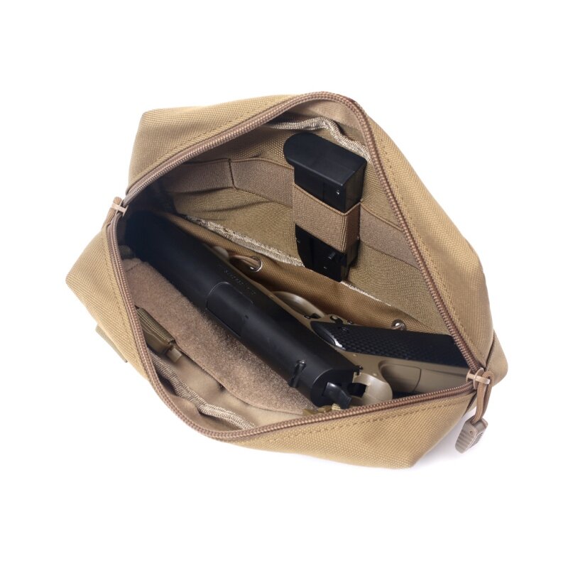 Molle bolsa de nylon para exteriores, bolsa organizadora à prova d'água para armazenamento de faca de caça