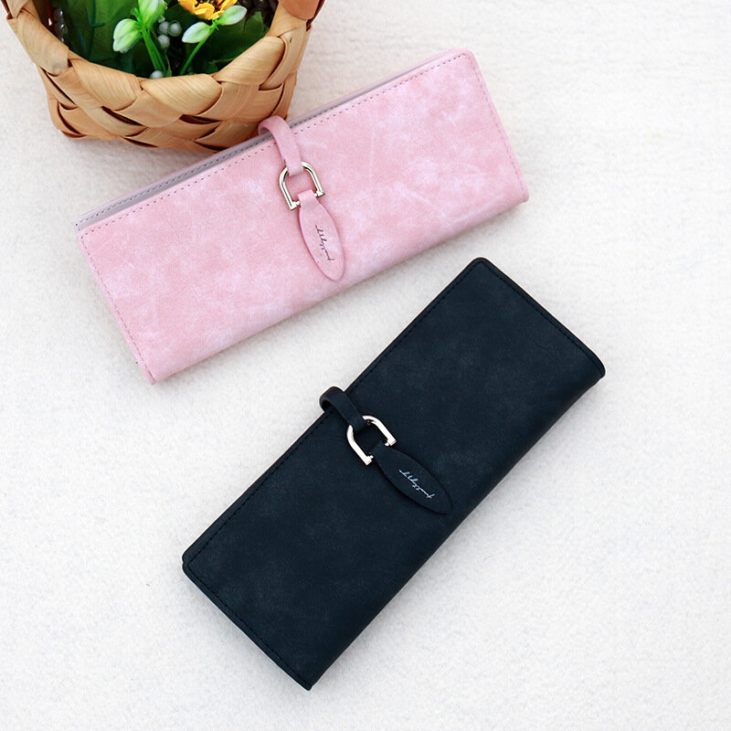 Women Long Wallets Casual Solid Money Bag PU Leather Ladies Party Handbag Female Cocktail Clutch Bag Card Holder Coin Pocket