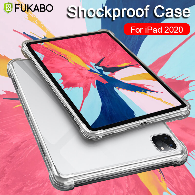 For iPad Air 3 2 1 Clear Shockproof Case 9.7 inch Funda iPad Pro 12.9 Case Mini 5 4 3 2 Soft TPU Silicone Cover iPad Accessories