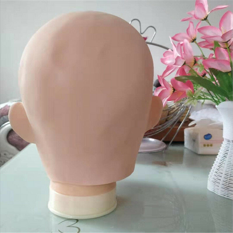 Realistic silicone mask asian female mask become a beauty now crossdress face head mask party cosplay women mask