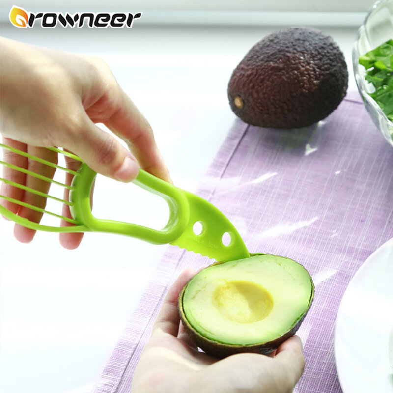 Multi Function Fruit Peeler Avocado Cutter Food Grade Plastic Butter Slicer Convenient Shea Corer Separator Safe Vegetable Tool