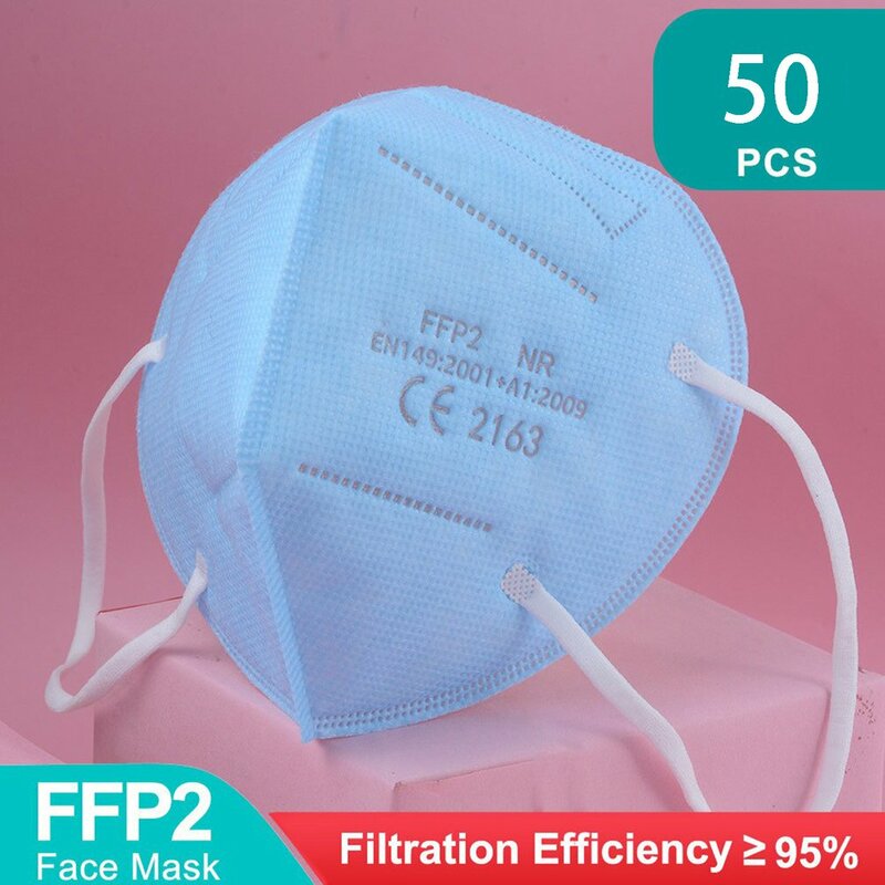 10 Dagen Leveren! FFP2mask Ce-certificering 5 Lagen Mond Masker Herbruikbare Respirator FPP2 Masque Beschermende Gezicht Mascarillas