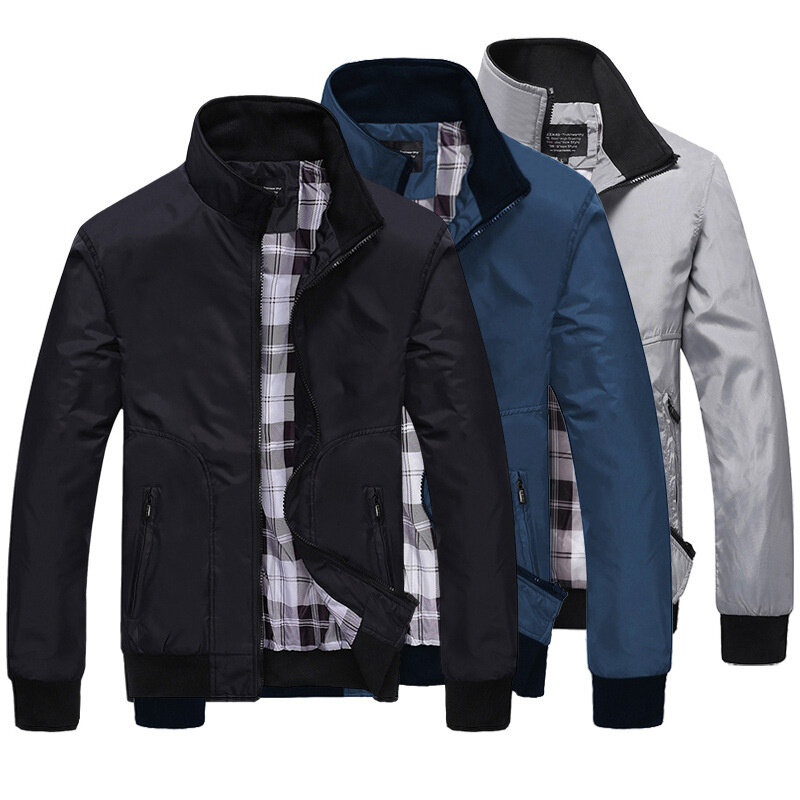봄 야외 재킷 얇은 트레킹 코트 가을 외투 윈드 브레이커 지퍼 후드 코트 슬림 코트 남성 재킷