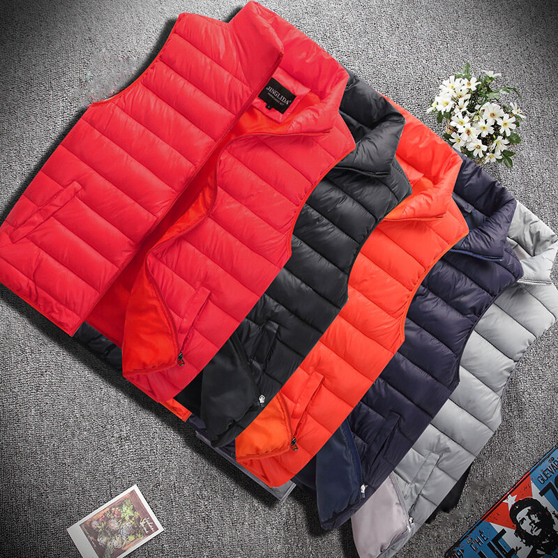 Sudadera con capucha de talla grande para hombre, Chaleco Ajustado coreano de algodón, ropa de otoño e invierno, novedad de 2021
