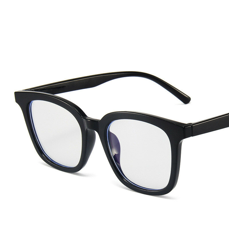 Tren 2022 Kacamata Pria Pemblokiran Cahaya Biru Gaming TR90 Kacamata Hitam Anti Sinar Matte Kacamata Fashion Transparan Wanita