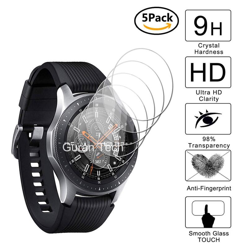 Película protectora templada para Samsung galaxy Watch, Protector de pantalla para Samsung Galaxy Watch de 46mm, película antiarañazos para reloj