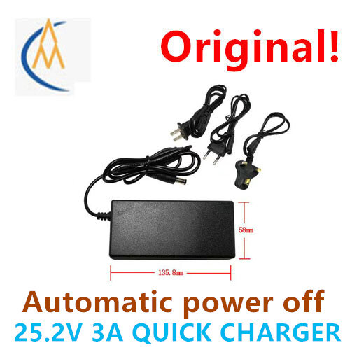 Strength factory 25.2v3a21v3a lithium battery charger 3 Series 18650 lithium battery charger safe automatic power off