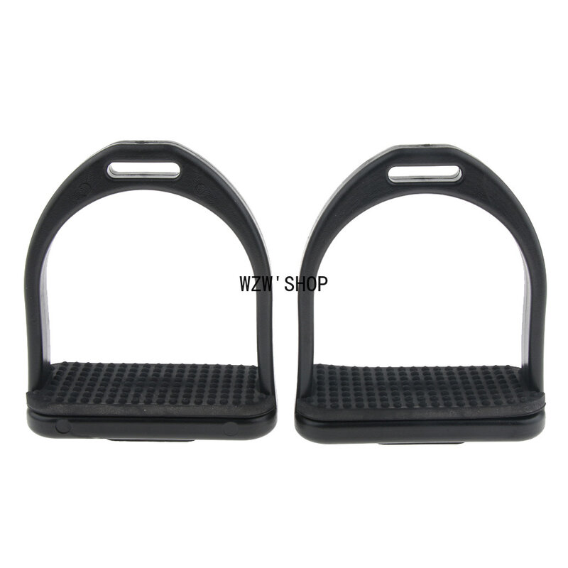 Western Horse Ridding Stirrups with Rubber Pads and Wide Track Stirrups for Adults Kids Free  Shipping