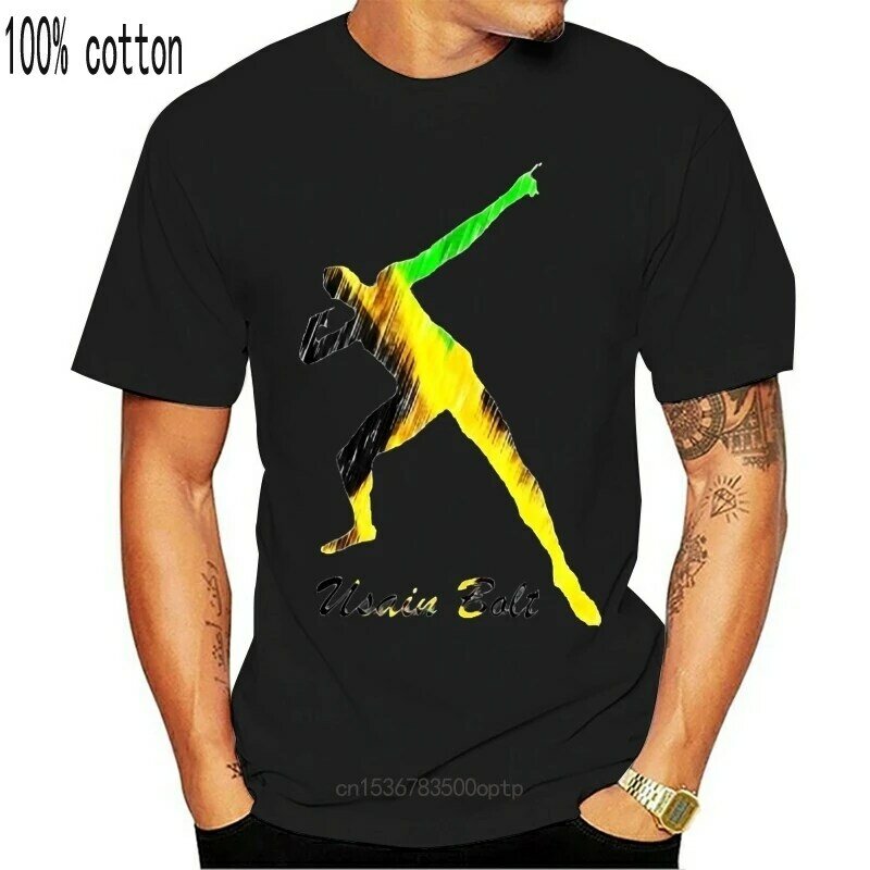 Neue Männer T shirt Usain Bolt Jamaika Mann lustige t-shirt neuheit t-shirt frauen