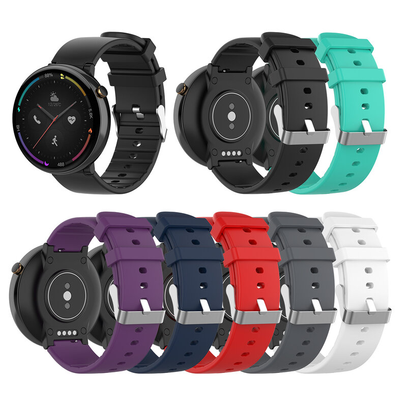 Sport Siliconen Bandjes Voor Huami Amazfit Nexo A1807 Smart Bands Vervanging Horlogeband
