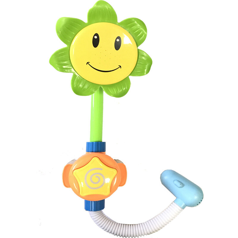 Детский фонтан с датчиком для ванны, электрическая развивающая игрушка для младенцев, для ванной комнаты, для игры в пузырьки с водой, игруш...