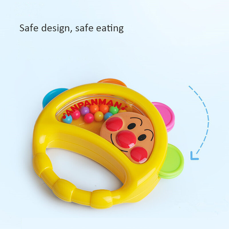 Mainan Anak-anak Mainan Genggam Warna Cerah Bayi Gemerincing Tumbuh Gigi Mainan Kunyah Aksesoris Baru Lahir