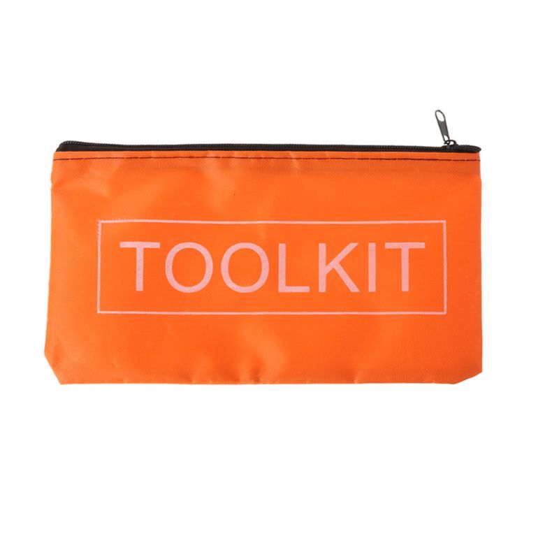 5pcs borse portaoggetti con cerniera kit di attrezzi Hardware in tessuto Oxford impermeabile 449C