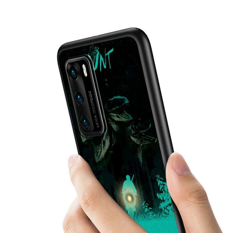 Jurassic Park – coque de téléphone à motif de dinosaures, étui souple noir pour Huawei P Smasrt 2018 2019 2020 2021 Smart S/Z Smart Plus Smart Pro
