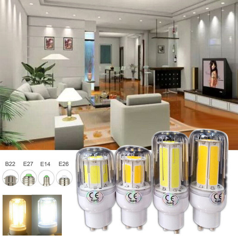 110 v 220 v led espiga milho lâmpada brilhante led milho 5 w 8 para casa lustre decoração ampola e26 e27 e12 e14 b22 g9 b15 gu10