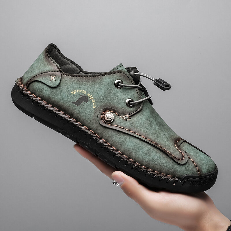 Zapatos informales de cuero de moda para hombre, mocasines clásicos suaves sin cordones de marca de lujo para conducir, talla grande, novedad de 2021