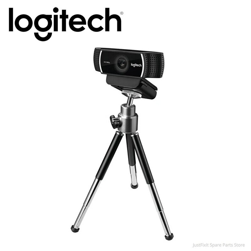 Веб-камера Logitech C922 Pro с автофокусом и микрофоном, потоковая видео веб-камера 1080P Full HD камера со штативом