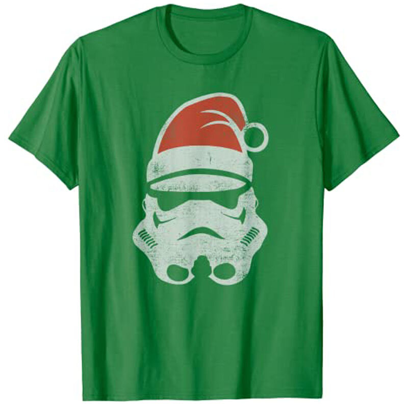 Camiseta navideña de Papá Noel, camisetas de vacaciones de Navidad, Tops