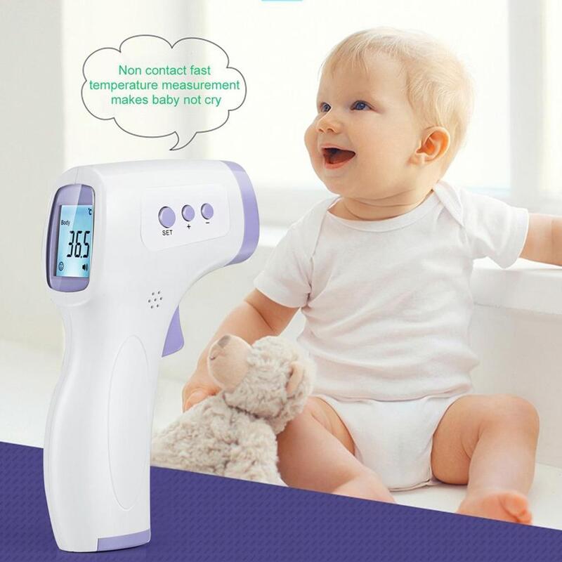 2021 termômetro infravermelho testa corpo sem contato termômetro bebê adultos ao ar livre casa digital febre orelha crianças termometro