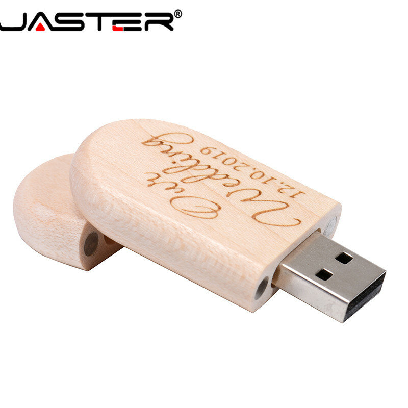 Jaster logotipo personalizado de madeira usb pen drive pendrive 4g 8g 16g 32g 64g armazenamento externo pen drive memória vara frete grátis