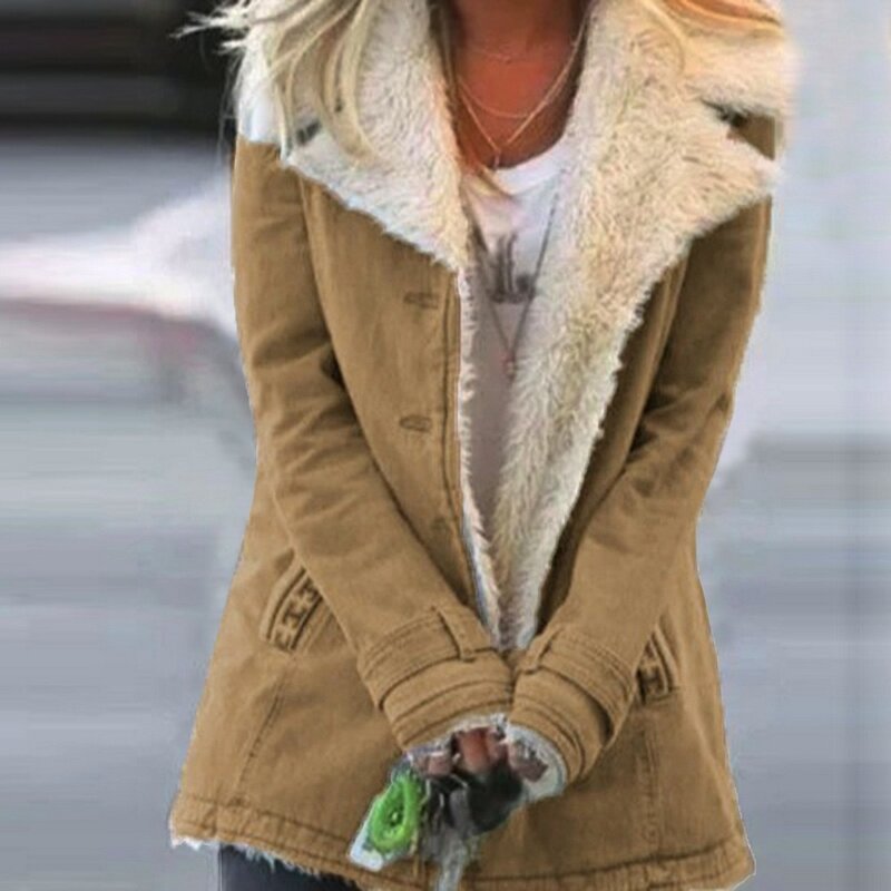 Giacca cappotto inverno donna con cappuccio misto lana Praka classico corno fibbia in pelle cappotto sottile per donna giacca invernale donna Parka