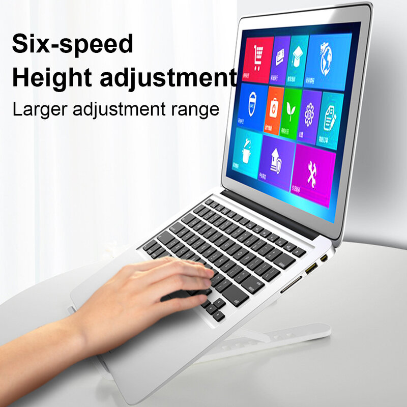 Suporte de mesa do portátil ajustável base suporte para notebook para macbook xiaomi portátil computador tablet suporte pc