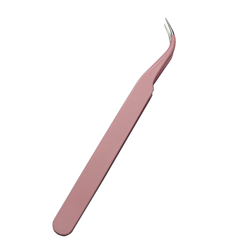 1pc de aço inoxidável útil curva blackhead acne clipe pinça espinha comedone removedor kit rosto limpador preto/rosa/prata