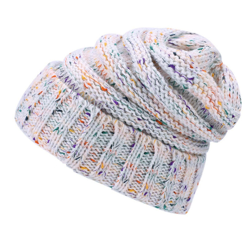 2021 Winter Frauen der männer Gestrickte Wolle Hüte Europa Amerika Mode Farbe Dot Paar Cap Damen Gewinde Stricken Hut für Femme Geschenk