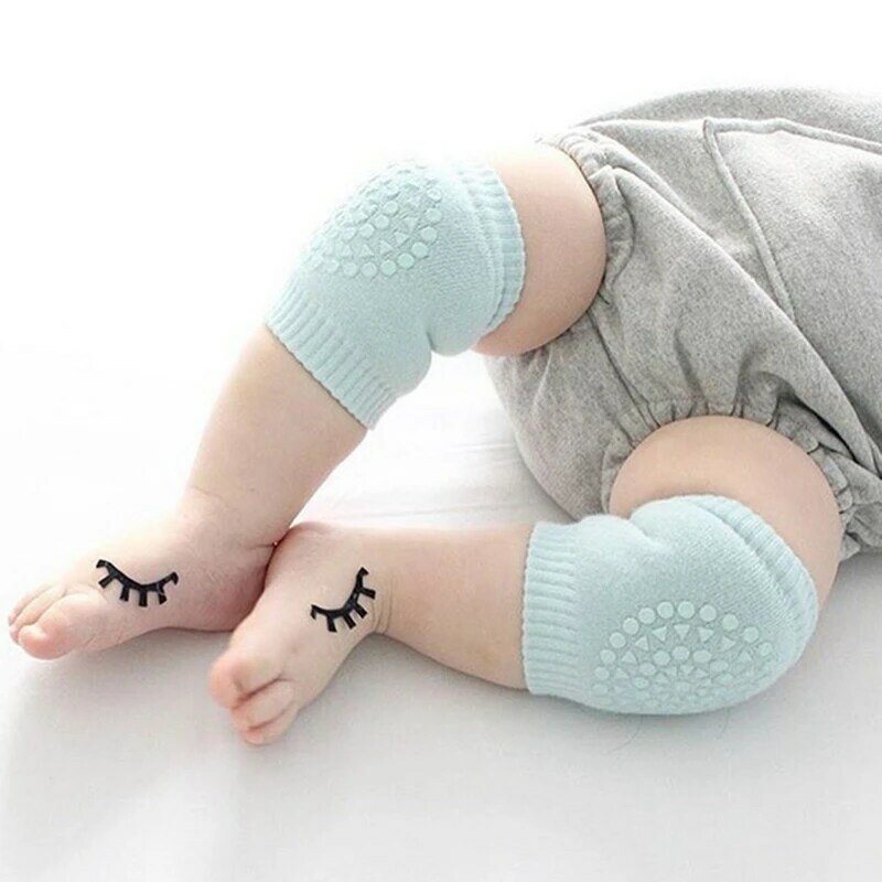5 Pairs Baby Crawling Knee Pads Cotton Safety Anti-slip Leg Protection Pad Knee Guard Baby Crawling Protector