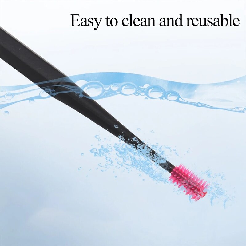 360 Degree Soft Silicone Double Head Micro-bristle Reusable Ear Cleaner Double Rotating Ear Pick Ear Wax Curette Remover
