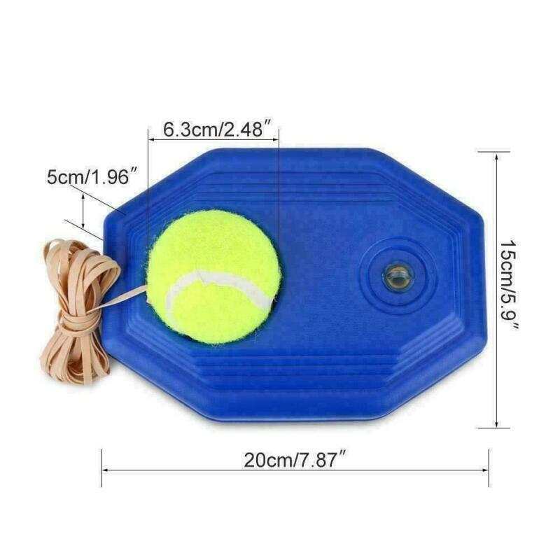 테니스 용품 트레이너 자체 학습 보조기베이스 보드 플레이어 연습 도구 공급 탄성 로프베이스 파트너 스파링 장치