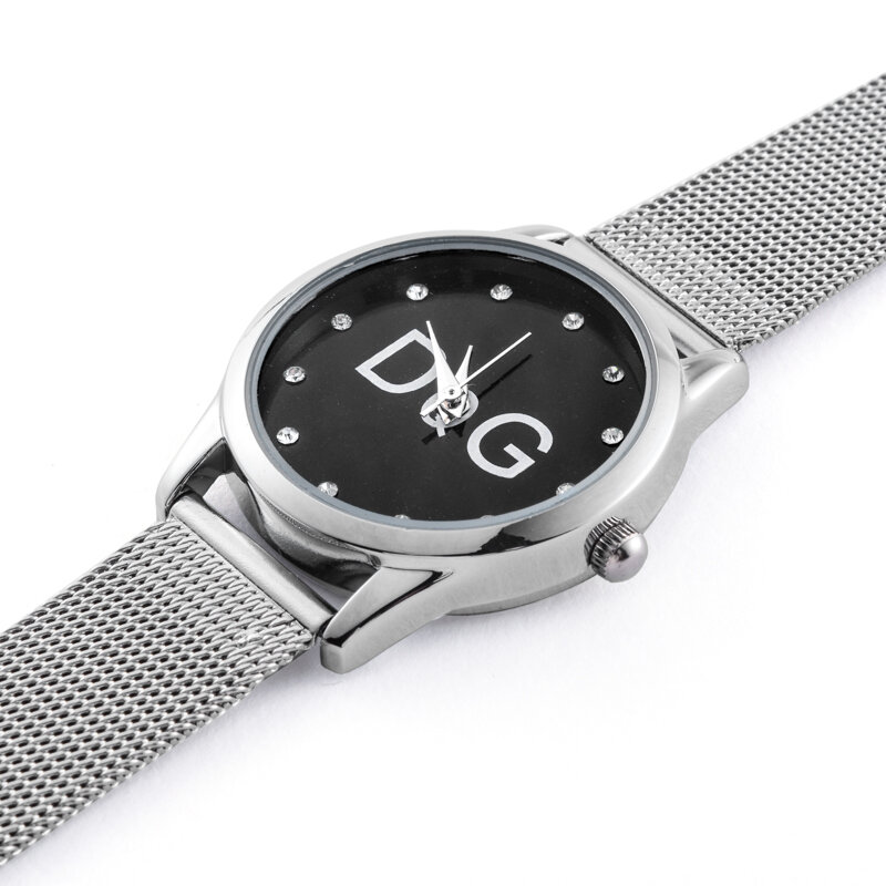 Reloj Mujer 2020 nowa sława marka niedźwiedź kobiety kwarcowy zegarek Relogio moda siatka metalowa stal kryształowe zegarki Kobiet zegarek