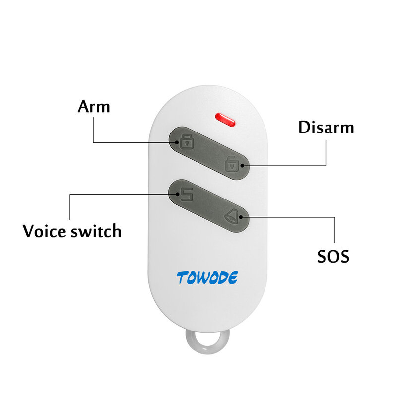 Sistema de alarma para el hogar Seguridad Inalámbrico Anti  Alarma Botón de emergencia YA-AN02 