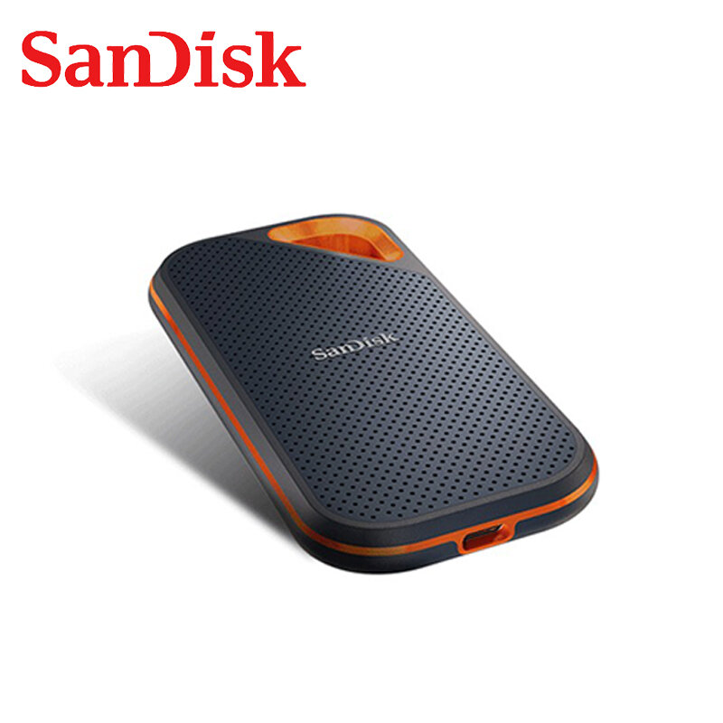 SanDisk Solid State Drive 1TB 2TB Extreme PRO SSDแบบพกพาภายนอกE81 NVMeสูงอ่านความเร็ว2000เมกะไบต์/วินาทีUSB 3.1 Type-A/C