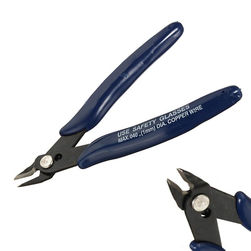 170 cortador nivelado cuttertools fio cortadores de cabo de fio elétrico corte lado snips nivelado nipper ferramentas manuais de aço inoxidável